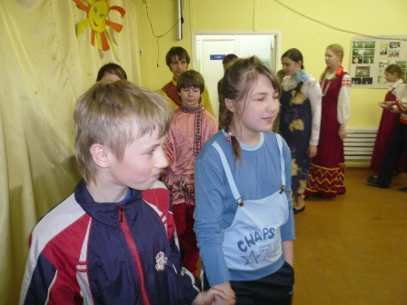 В Детском доме пос. Вешкелицы