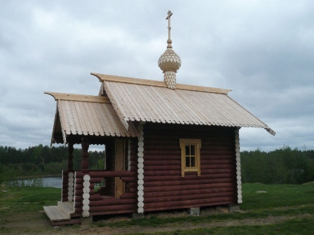 Богослужение в пос. Вегарус