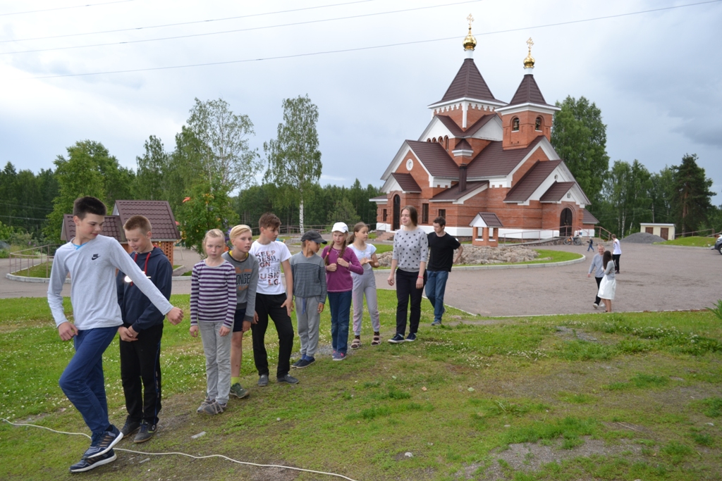 Летняя площадка Воскресной школы, посвященная 790-летию крещения карелов