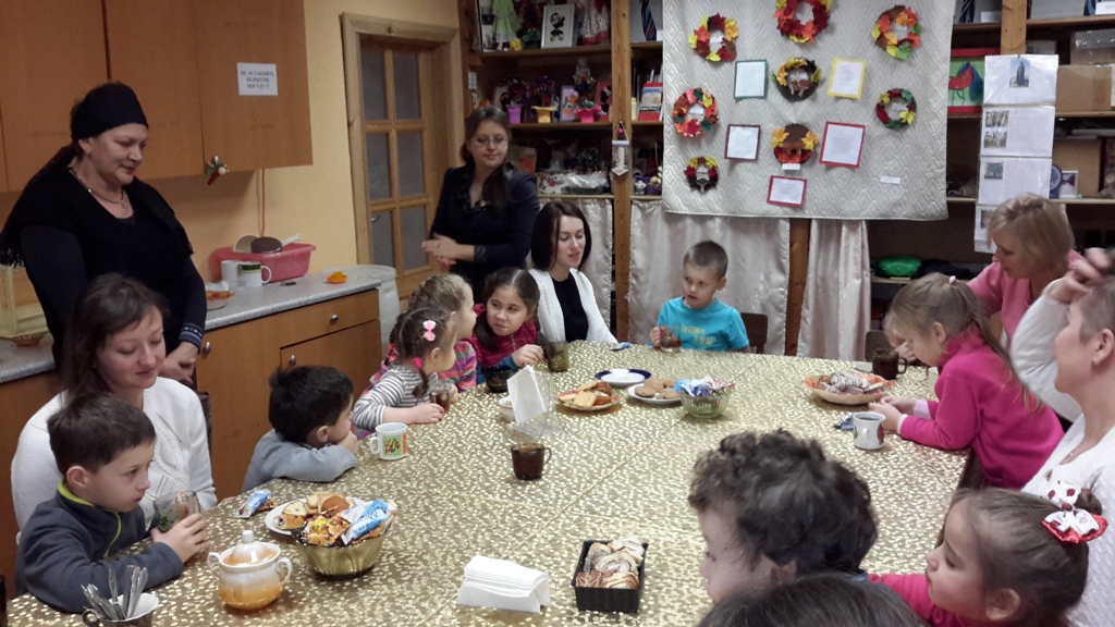 Причастие младших групп Воскресной школы