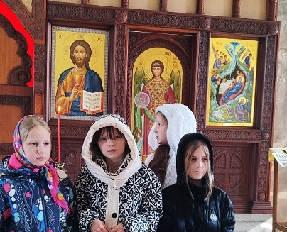 Экскурсия школьников 4-го класса в наш храм
