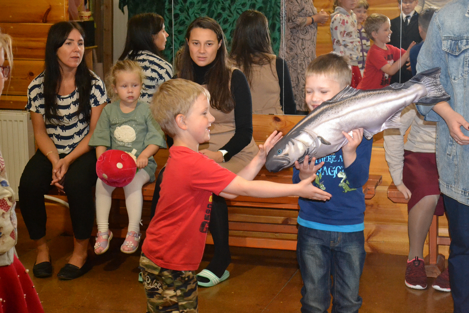 Первое праздничное занятие в младших группах Воскресной школы
